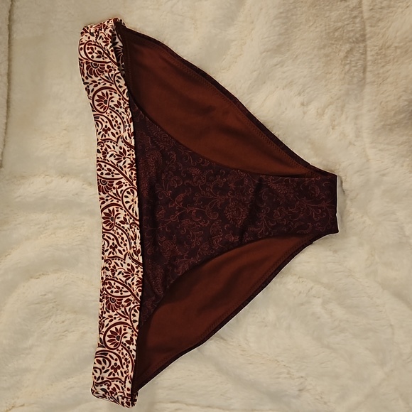 Athleta Aqualux Batik Bikini Bottom Size S - Picture 3 of 5